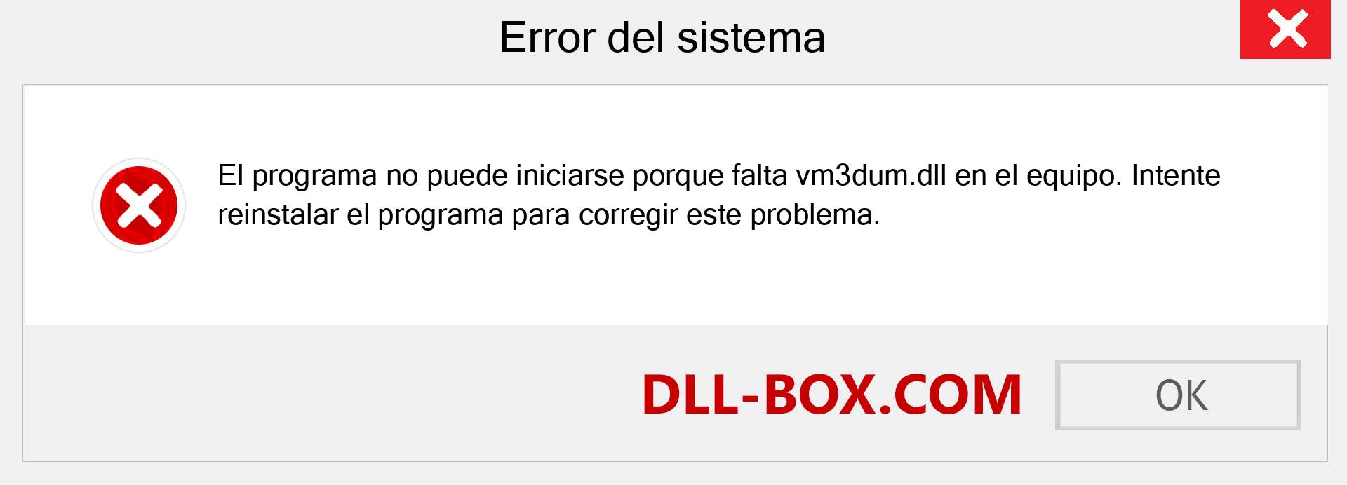 ¿Falta el archivo vm3dum.dll ?. Descargar para Windows 7, 8, 10 - Corregir vm3dum dll Missing Error en Windows, fotos, imágenes